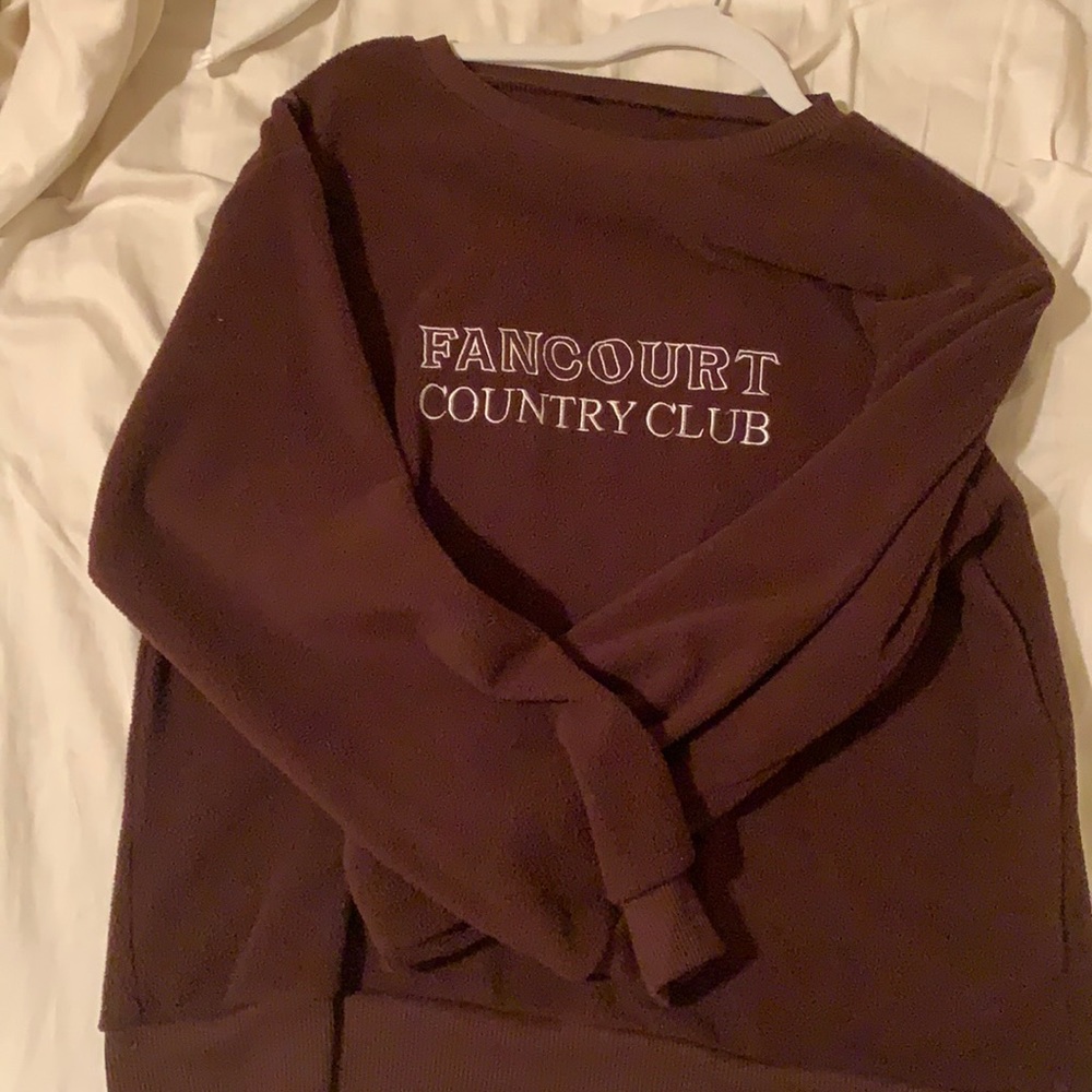 Brown Fancourt County Club Crew neck Sweatshirt